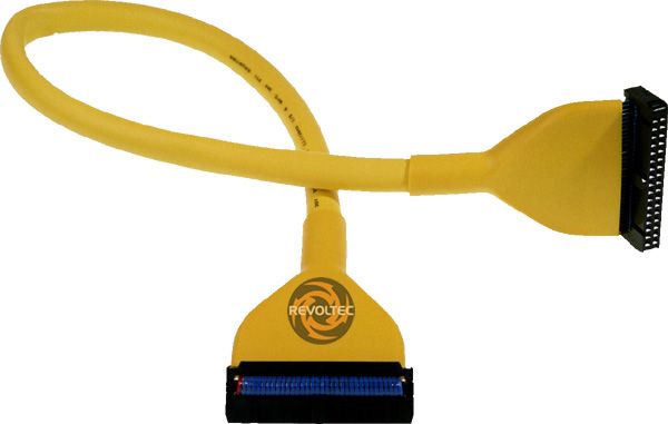 Revoltec Floppy Cable round Yellow 48cm