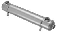 Échangeur de chaleur pour piscine, échangeur de chaleur pour piscine de 360 000 BTU, construction en acier inoxydable 316L, système de chauffage à transfert eau-eau haute efficacité pour spa, bain à remous, intérieur/extérieur, argent