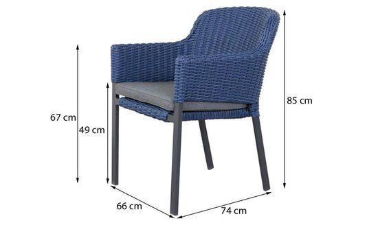 Hartman Cairo tuinstoel xerix - blue