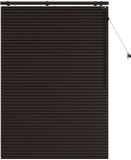 vidaXL Venetiaanse jaloezie donkerbruin 105 x 160 cm 35 mm