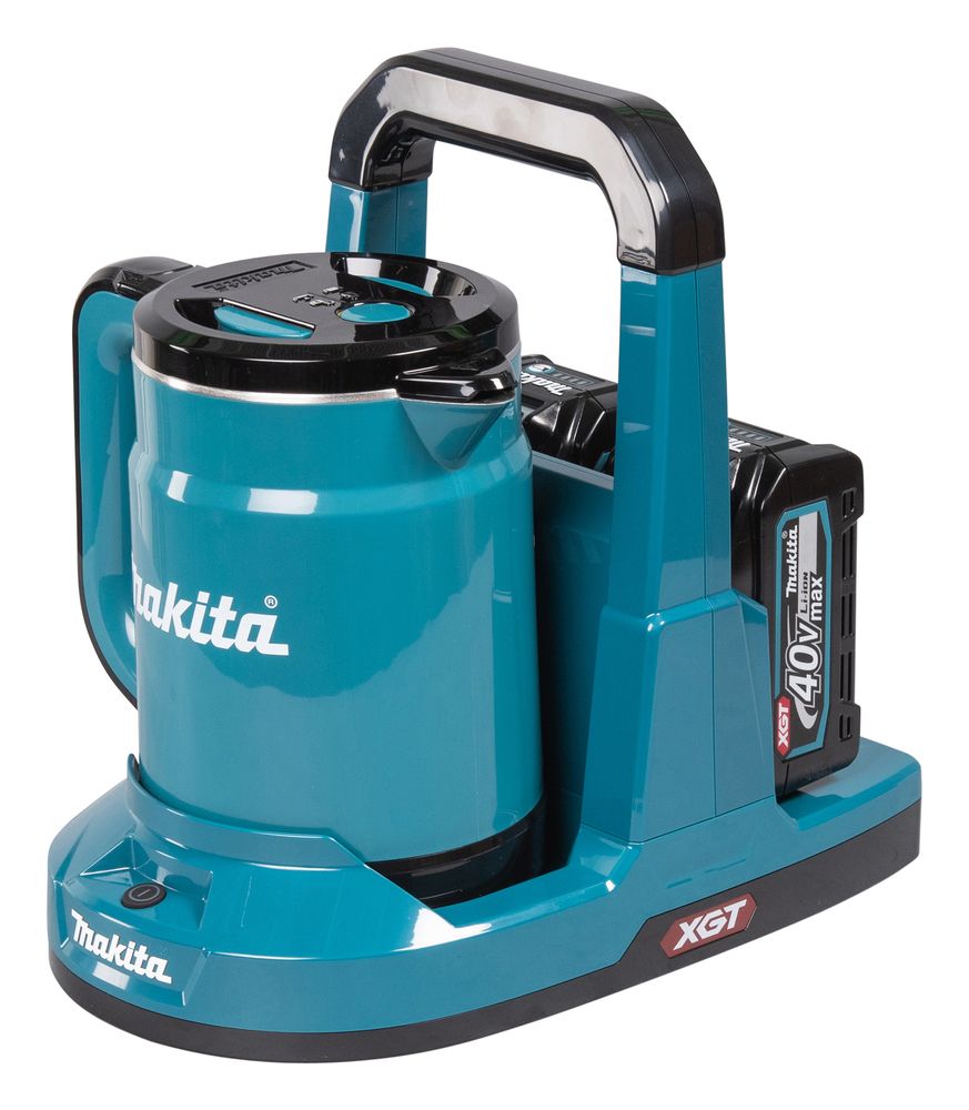 Makita KT001GZ Accu Waterkoker - 0.8L - Zwart/Blauw - 40V Max