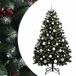 vidaXL Kunstkerstboom groen met kerstballen 150 cm 150 LED's Warmwit