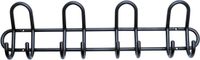 HOME It® kapstok met 5 haken Ø10 mm x 67×6,5 x 13 cm zwart