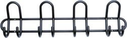 HOME It® kapstok met 5 haken Ø10 mm x 67×6,5 x 13 cm zwart