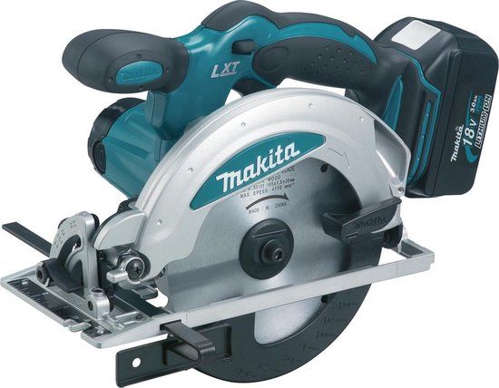 Makita BSS610RFX 18V Li-Ion accu cirkelzaag set (2x 3.0Ah accu) in Mbox - 165mm
