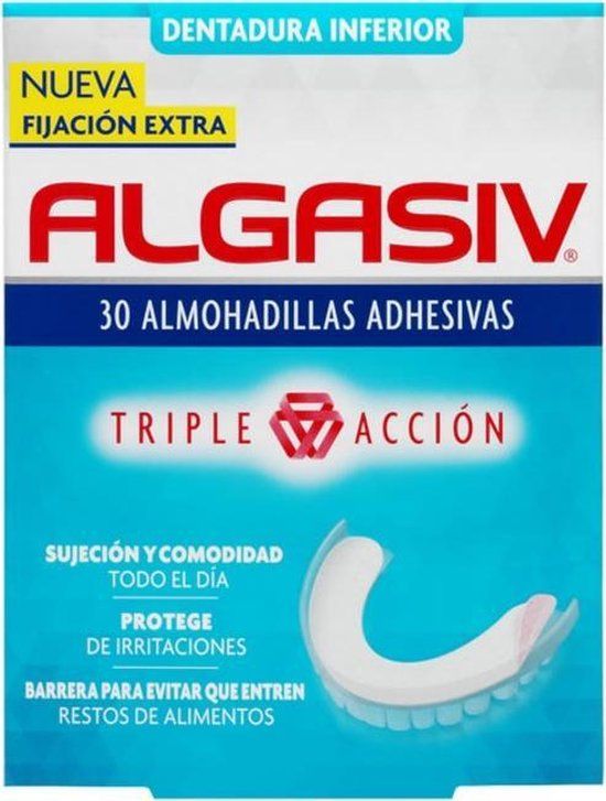 Algasiv Zelfklevende Pads voor kunstgebitten - 30 stuks