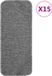 vidaXL Trapmatten 15 st anti-slip rechthoekig 60x25 cm grijs