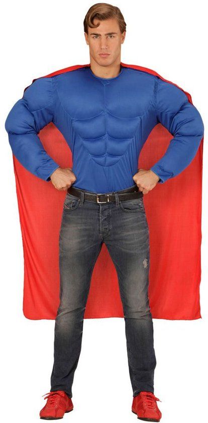 Widmann Superman Kostuum XL | Carnaval Verkleedkleding