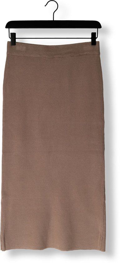 OBJECT COLLECTORS ITEM Object Objreynard Hw Knit Skirt Rokken Dames - Taupe - Maat M