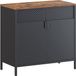 Armoire de rangement - Armoire de bureau - commode avec étagère réglable - cadre en acier - style industriel