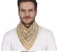 Guirca Sjaaltje Beige Zakdoek Denim