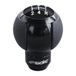 Simoni Racing Pookknop SLOT - Aluminium/Zwart Eco-Leder