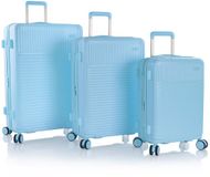 Heys Pastel 4 wielen Kofferset 3-delig met uitbreidingsplooi - Harde bagage - TSA slot - lichtblauw