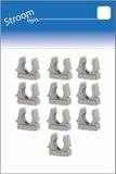 Enzo JSL Klembeugel 031 16-22mm grijs 10 stuks - 6613295