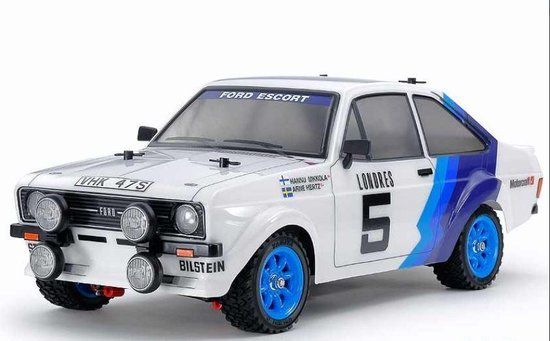 Tamiya 58687 1:10 RC Ford Escort MkII Ral.Lac. MF-01X - RC auto bouwpakket - Kleurloos