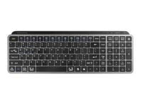 Mars Gaming MK-SILENKEYS, Engels US, Draadloos Compact Full-Format Toetsenbord, Laag Profiel, Stille Schaar Schakelaars, Copilot AI-toets, Bluetooth 5.1 Dual + 2.4GPRO, 200u Batterij, PC/Mac, Zwart