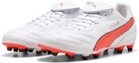 Puma King Liga Voetbalschoenen Senior Wit/Oranje