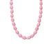 Lucardi Dames Stainless steel ketting kralenketting voor dames - Ketting - Staal - Goudkleurig - 47 cm