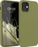 kwmobile telefoonhoesje geschikt voor Apple iPhone 12 / iPhone 12 Pro - Back cover in vintage groen