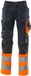Mascot Safe Supreme Pantalon de travail avec poches genoux bleu marine foncé/orange haute visibilité C49