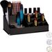 Merkloos Relaxdays Make-up Organizer - 16 Vakken - Acryl - Zwart