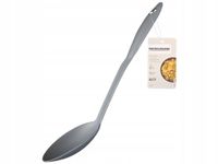 Fackelmann 44295 serveer- en roerlepel, 32,5 cm, ideaal voor gebruiksvoorwerpen met antiaanbaklaag, warmte tot 200 °C, PBT licht en duurzaam, ergonomische handgreep uit één stuk, om op te hangen