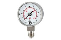 RIEGLER 102427-4131 standaard manometer, CrNi-staal, G 1/4 onder, 0-100,0 bar, Ø 50, 1 st.