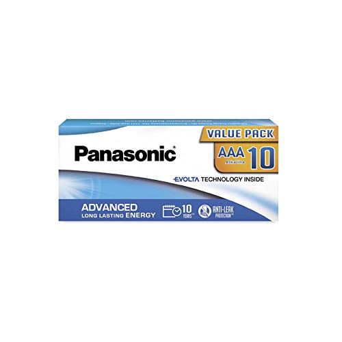 Panasonic EVOLTA AAA Micro LR03 Alkaline Batterijen - 10 stuks