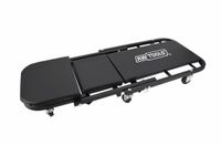 AWTools AW20063 2-in-1 Werkplaatsligmat & Werkplaatskruk – Max 150 kg – 6 Zwenkwielen – Verrijdbare Ligplank – Ergonomisch