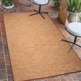 Teppich-Traum Binnen- en buitenmat met sisaloptiek, dubbelzijdig bruikbaar, kleur terra, afmetingen: 67 x 180 cm