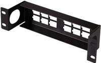 LogiLink 10 inch keystone patchpaneel 12 poorts zwart