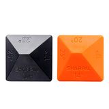 Sharpal 196N Whetstone, hoek, pyramide, messenslijper, slijpsteen, hoekgeleider, pak van 2, 4 universele hoeken, 14°, 17°, 20°, 25°