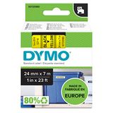 DYMO Originele D1 labeltape - Zwart op geel - 24 mm x 7 m - Voor LabelManager labelapparaten