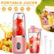 StarTech Handmatige, draagbare blender - Mini-smoothie maker - Voor smoothies en milkshakes - Licht en compact - Geschikt voor thuis, buitenshuis en op reis