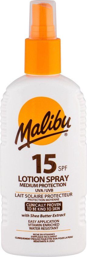 Malibu Lotion Spray Spf15 - Sun Spray 200ml