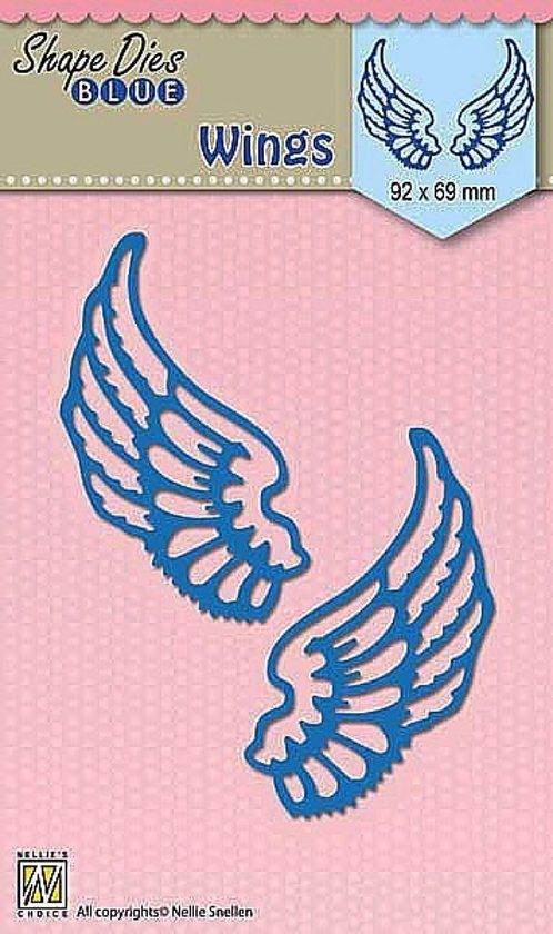 Nellie's Choice Vorm Mal blauw "Vleugels"