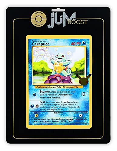 my-booster Carapuce ( Squirtle) 63/102 - JUMBO - Myboost X Epée et Bouclier célébration - 25 ans - Grote kaart