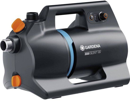 GARDENA Akku-Gartenpumpe 3000 Silent 18V P4A solo Accu-tuinpomp 3000 l/h