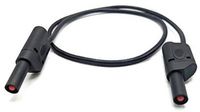Mueller Electric 22.421-.25M-0 Meetsnoer Bananenstekker 4 mm 0.25 m Zwart
