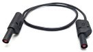 Mueller Electric 22.421-.25M-0 Meetsnoer Bananenstekker 4 mm 0.25 m Zwart