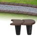 GARDENIX Grasrand, 3,8 m, kunststof, 24 modules