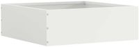 vidaXL Gazonrand 40 x 40 x 13 cm staal wit