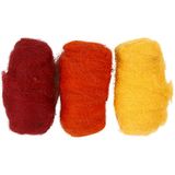 Kaartwol geel/oranje harmonie 3x10g