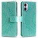 Xiaomi Étui Portefeuille Mandala avec dragonne - Vert menthe