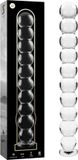 Nebula IBIZA NEBULA SERIES BY IBIZA - MODEL 22 DILDO BOROSILICATE GLASS 21.5 X 2.5 CM CLEAR