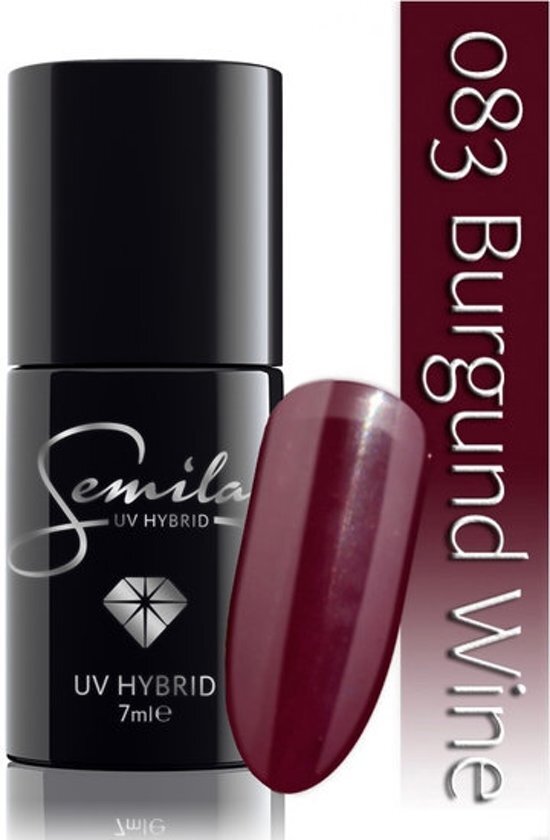 SEMILAC 083 UV Hybrid Burgundy Wine 7 ml