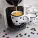 Set van 4 Unieke Handgeschilderde Keramische Espresso Kopjes