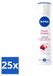 Nivea 25 x Anti-transpirant Deodorant Fresh Cherry, 150 ml - Voordeelverpakking