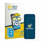 BROTECT - Screenprotector voor Tecno Camon Slim - Folie Beschermfolie transparant 2 Stuks