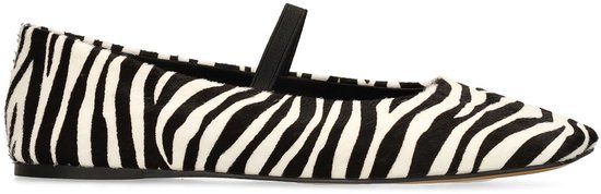 Sacha Dames Zebra Print Ballerina's Maat 40